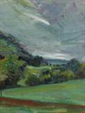 Devils Dyke, viewed from village. by donnasouthernart, Giclee Print