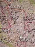 I... built my life detail of I from Where by Donna Southern, Giclee Print, Mixed Media on Canvas