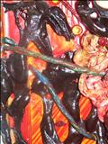 Political Bloodbath. Detail 1 by Donna Southern, Giclee Print