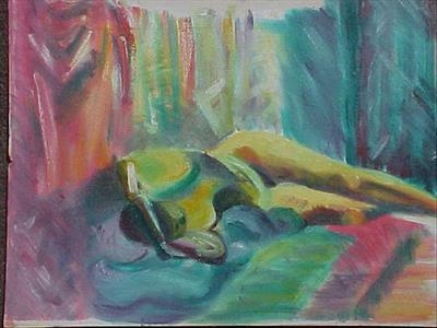 Sara, reclining nude